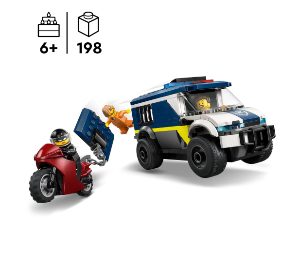 LEGO CITY 60479 Furgonetka policyjnego konwoju więziennego - 1473489 - zdjęcie 10